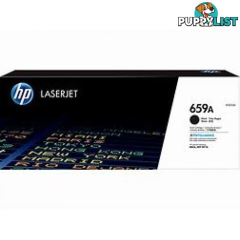 Hewlett-Packard W2010X Black Toner [ 659X] HIGH YIELD for M776 M856 - Hewlet Packard - HP W2010X BLACK - 0.94kg