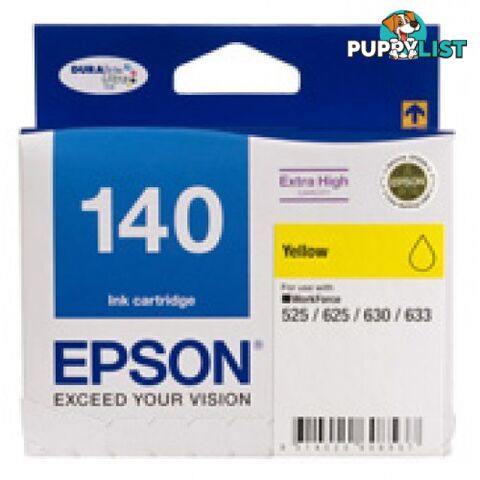 Epson C13T140492 Extra High Capacity Yellow ink cartridge [140] - Epson - Epson 140 YELLOW - 0.20kg