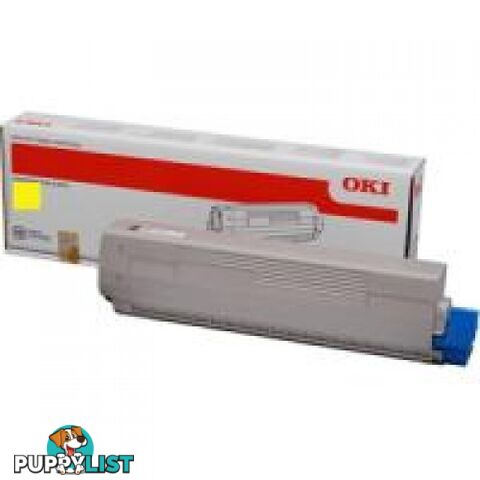 OKI 43872309 Yellow Toner for C5650 C5750 - OKI - OKI C5650 C5750 Yellow - 0.00kg