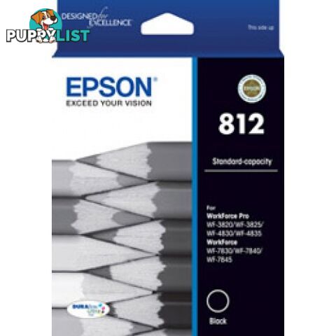 Epson 812XL C13T05E492 YELLOW Ink for WorkForce WF-3825 WF-4835 WF-7845 - Epson - Epson 812XL Yellow - 0.00kg