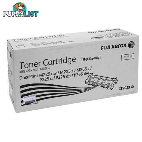 XEROX DocuCentre P225 P265 M225 M265 Black Toner High Yield CT202330 - Xerox - CT202330 Bk - 0.00kg