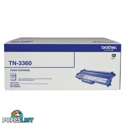 Brother TN-3360 Super High Yeild Toner Cartridge for HL6180dw MFC8950dw - Brother - TN-3360 - 0.50kg