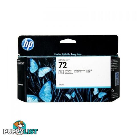 Hewlett Packard #72PBK Photo Black Ink Cartridge for DesignJet T790 - Hewlet Packard - HP 72 Photo Black - 0.00kg