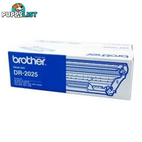 Brother DR-2025 Drum Unit for mfc7420 mfc7820 fax2820 fax2920 - Brother - DR-2025 - 0.74kg