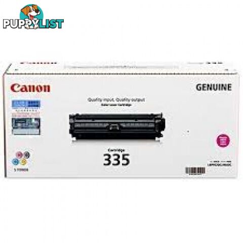 Canon Cartridge 335M High Capacity Magenta Toner Cartridge for LBP841 LBP843 - Canon - Cartridge 335 Magenta HY - 1.00kg