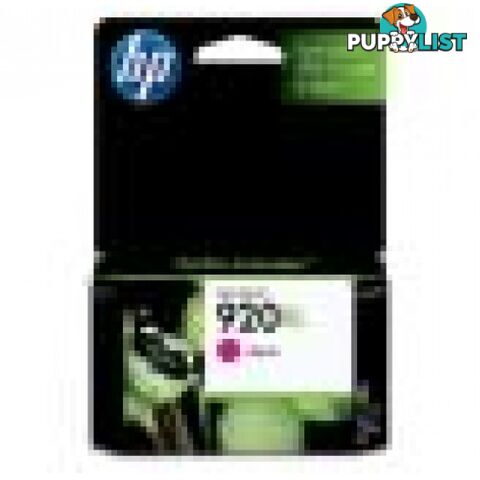 Hewlett Packard HP-920XL M Magenta Ink HIGH YIELD - Hewlet Packard - HP 920XL M - 0.73kg