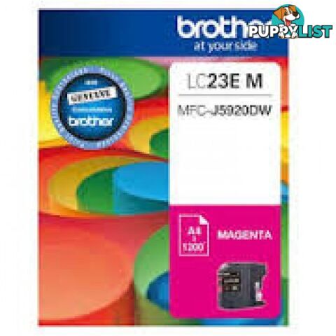 Brother LC23eM Magenta Ink - Brother - LC23e-Magenta - 0.00kg