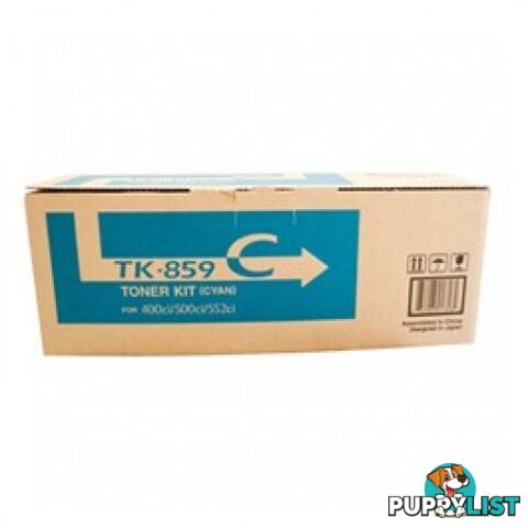 Kyocera TK-859C Cyan Toner - Kyocera - TK-859C - 0.00kg