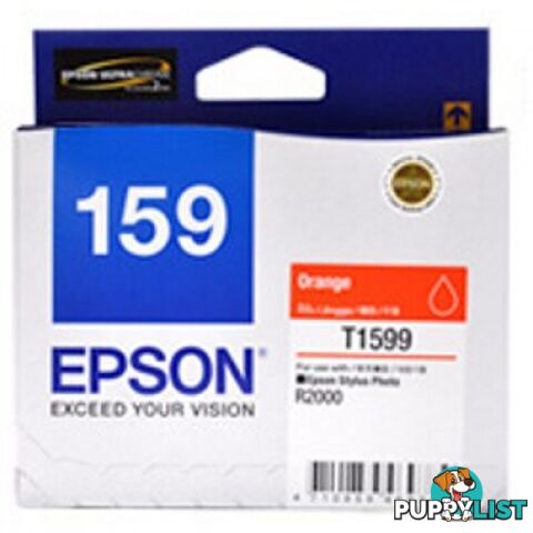 Epson 159 C13T159990 Orange ink cartridge - Epson - Epson 159 ORANGE - 0.20kg