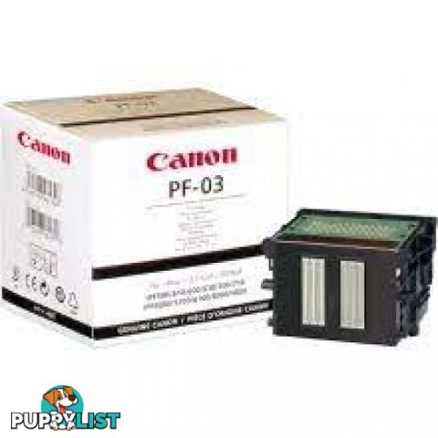 Canon PF-03 Print Head for IPF-500 IPF-600 IPF-700 IPF-810 IPF820 PRINTERS QY6-1501 - Canon - PF-03 Print Head - 1.00kg