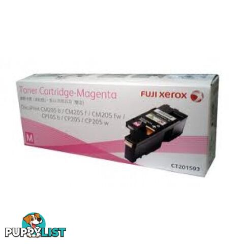 XEROX Compatible CT201593 Magenta Toner for DocuPrint CP105B CP205 CM205 - Xerox - CT201593 Compatible Magenta - 0.35kg