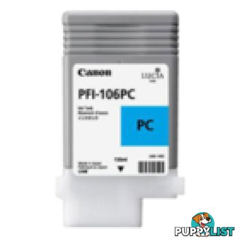 Canon Prograf 6300 6350 6400 6450 PFI-106 Cyan Ink - Canon - PFI-106 Cyan - 0.00kg