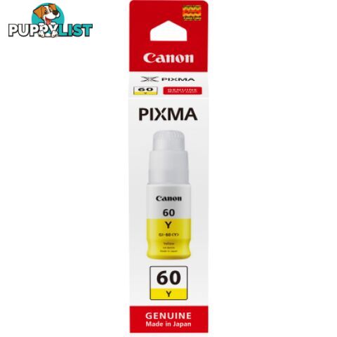 Canon GI-61Y Yellow ink bottle For Endurance G3625 G3620 G3660 G3675 - Canon - GI-61 YELLOW - 0.00kg