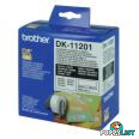 Brother DK-11202 White Shipping/Name Badge Labels, 62x100mm, 300 Labels per Roll - Brother - DK-11202 - 0.44kg