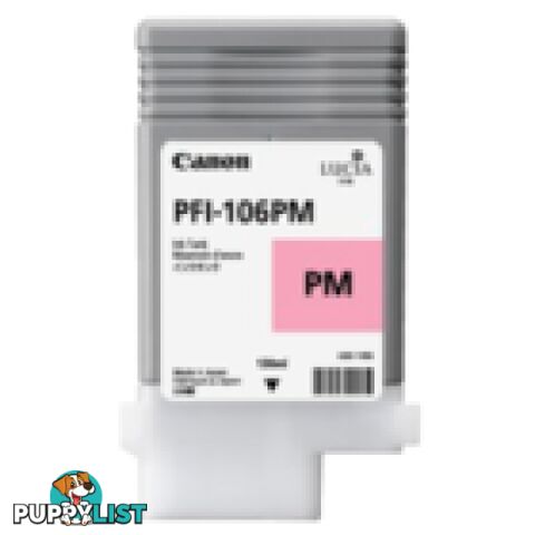 Canon Prograf 6300 6350 6400 6450 PFI-106 Photo Magenta Ink - Canon - PFI-106 Photo Magenta - 0.00kg