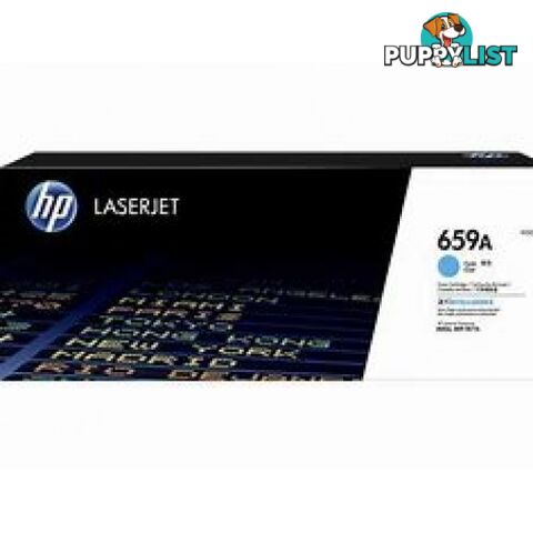 Hewlett-Packard W2011A Cyan Toner [ 659A] for M776 M856 - Hewlet Packard - HP W2011A  CYAN - 0.94kg