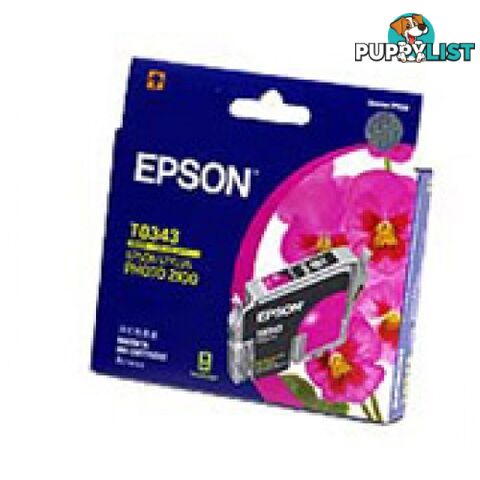 Epson C13T034390 MAGENTA ink T0343 - Epson - Epson C13T034390 T0343 - 0.00kg