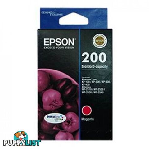 Epson C13T201392 High Capacity Ultra Magenta Ink 200XL - Epson - Epson 200XL MAGENTA - 0.10kg