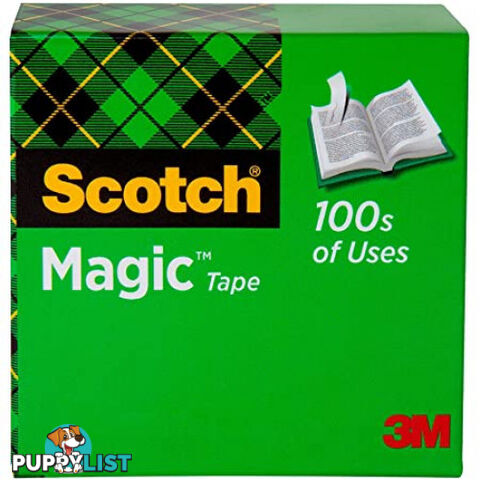 SCOTCH Magic Tape 19mm x 25M pack of four - Dynamic Supplies - SCOTCH Magic Tape - 0.00kg