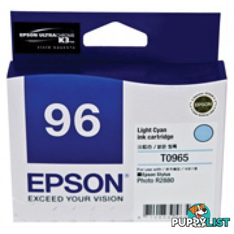 Epson C13T096590 PHOTO CYAN 96 - Epson - Epson T0965 PHOTO CYAN - 0.00kg