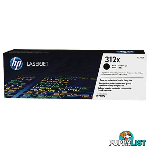 Hewlett-Packard CF380X High Yield Black Toner (#312X) - Hewlet Packard - HP CF380X black - 0.00kg