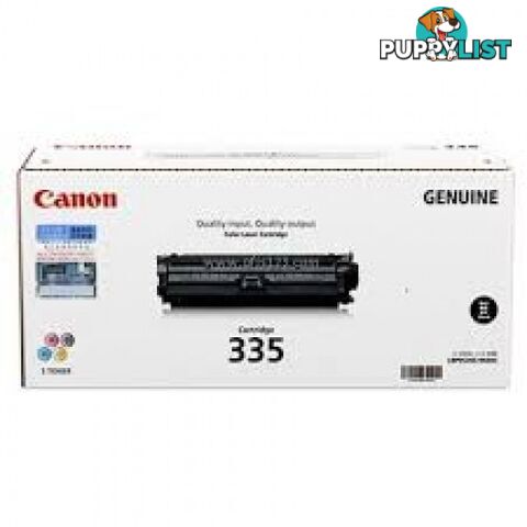 Canon Cartridge 335BK High Capacity Black Toner Cartridge for LBP841 LBP843 - Canon - Cartridge 335 Black HY - 1.00kg