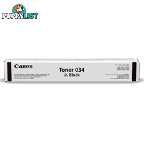 Canon Cartridge 034Bk Black Toner for MF810cdn - Canon - Cartridge 034BK - 0.00kg