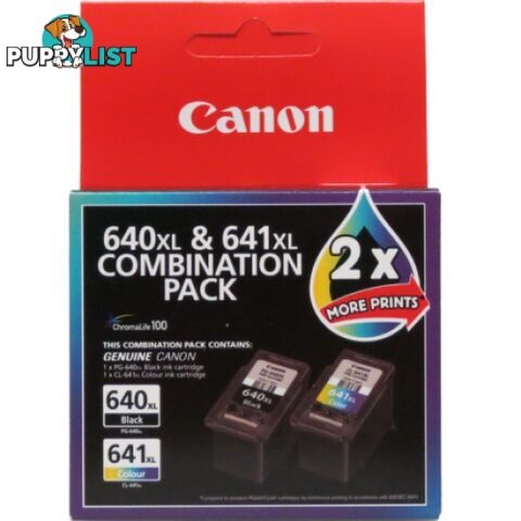 Canon PG-640/CL641XL Twin Pack Ink Cartridges - Canon - PG-640XL CL641XL - 0.60kg