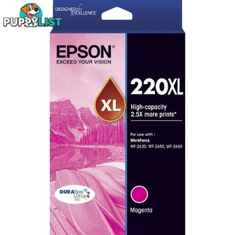 Epson C13T294392 High Capacity Magenta Ink 220XL - Epson - Epson 220XL MAGENTA - 0.20kg