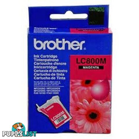 Brother LC800M Magenta Ink cartridge - Brother - LC800M - 0.30kg