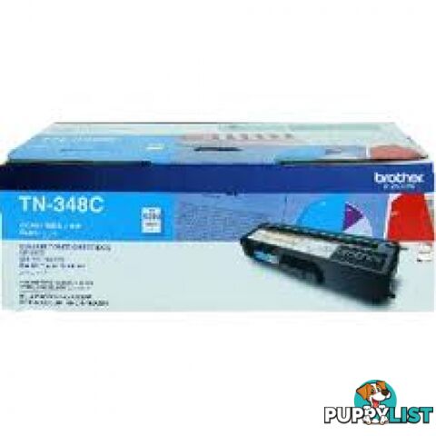 Brother TN-348C Cyan Toner for HL4150 HL4570 MFC9460 MFC9970 - Brother - TN-348C - 0.87kg