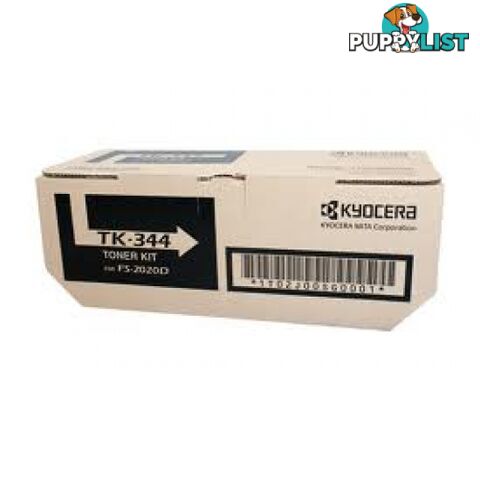 Kyocera TK-344 Black Toner For FS-2020D - Kyocera - TK-344 - 0.20kg