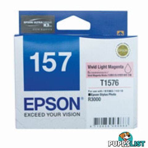 EPSON 157 C13T157690 LITE MAGENTA  Ink Cartridge - Epson - EPSON 157 LITE MAGENTA - 0.00kg