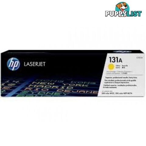 Hewlett-Packard CF212A Yellow Toner [#131A] - Hewlet Packard - HP CF212A Yellow - 0.11kg