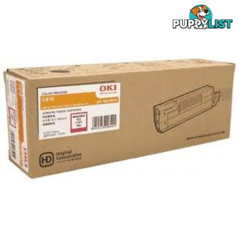 OKI 44315310 MAGENTA TONER for C610 - OKI - OKI C610 M TONER - 0.00kg