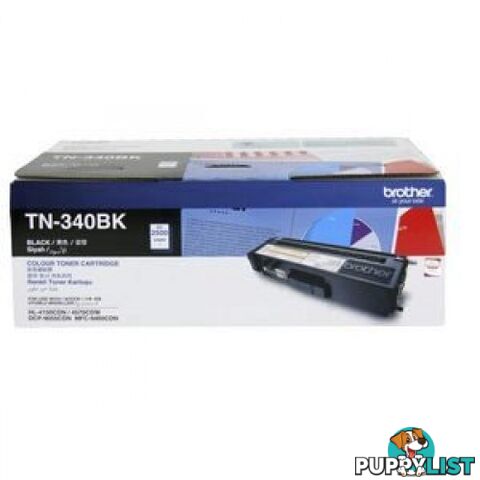 Brother TN-340BK Black Toner STD for MFC-9460 MFC-9970 - Brother - TN-340BK - 0.87kg