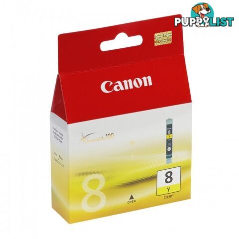 Canon CLI-8Y  Yellow Ink cartridge - Canon - CLI-8 Yellow - 0.04kg