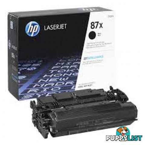 Hewlett-Packard CF287X Black Toner [#87X] for M501 M506 M527 - Hewlet Packard - HP CF287X BLACK - 0.11kg