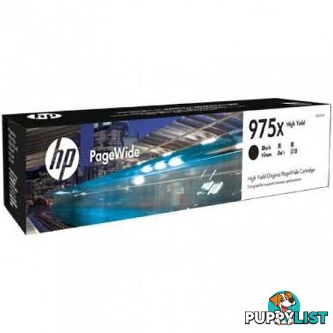 Hewlett Packard HP-975X BK Black Ink HIGH YIELD for PageWide PRO - Hewlet Packard - HP 975X BK - 0.00kg