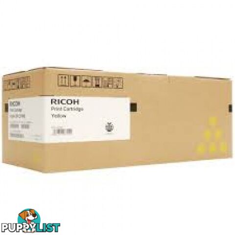 Ricoh 407550 [ R250Y] Yellow Toner Cartridge - Ricoh - R250Y - 0.20kg