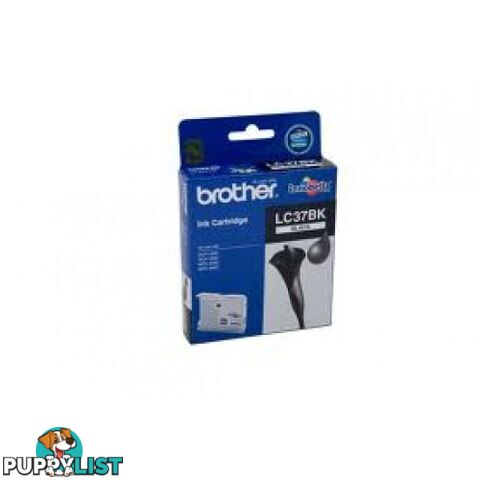 Brother LC37BK Black Ink Cartridge for MFC260C - Brother - LC37BK - 0.07kg