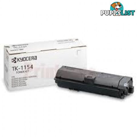 Kyocera TK-1154 Black Toner For P2235 - Kyocera - TK-1154 - 1.00kg