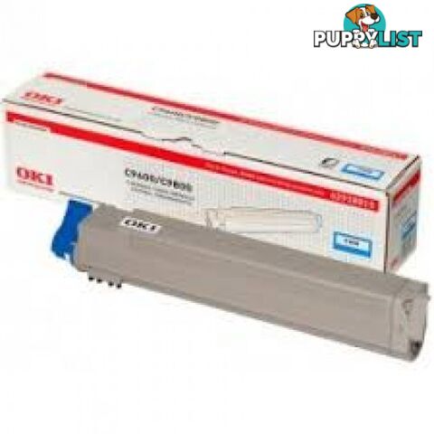 OKI 42918919 Cyan Toner for C9600 C9800 - OKI - OKI 42918919 Cyan - 0.00kg