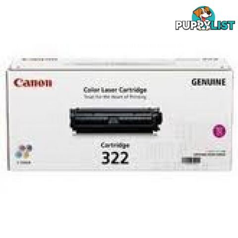 Canon Cartridge 322M Magenta Toner for LBP9100 LBP9500 LBP9600 - Canon - Cartridge 322 Magenta - 2.00kg