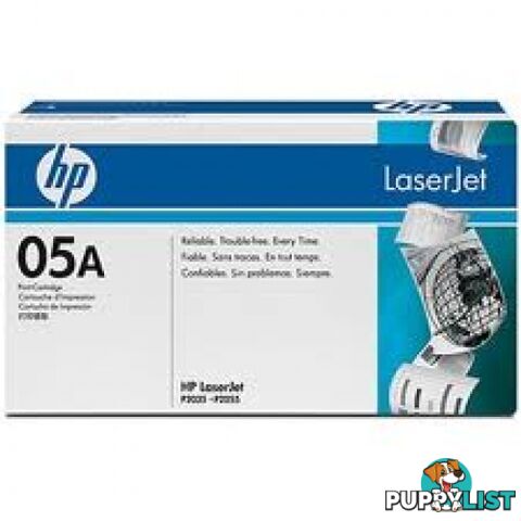 Hewlett-Packard CE505A Black Toner [#05A] for P2035 P2055 - Hewlet Packard - HP CE505A  Black - 0.11kg