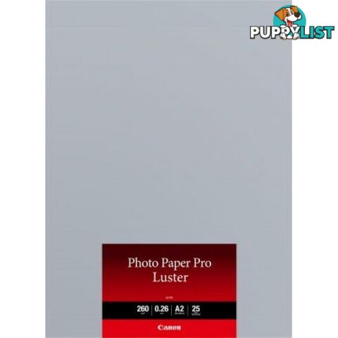 Canon LU101A2 Luster Photo Paper A2-260gsm - Canon - LU101A2-25 - 0.50kg