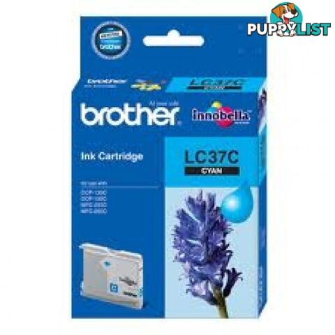 Brother LC37C Cyan Ink Cartridge for MFC235C MFC260C - Brother - LC37C - 0.06kg