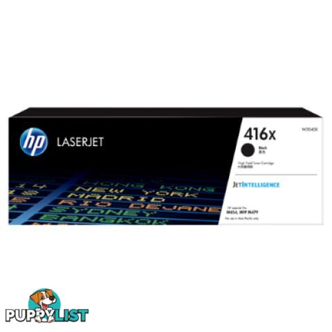 Hewlett-Packard W2040X High Yield Black Toner [#416X] for PRO M454 PRINTER - Hewlet Packard - HP W2040X BLACK - 0.94kg