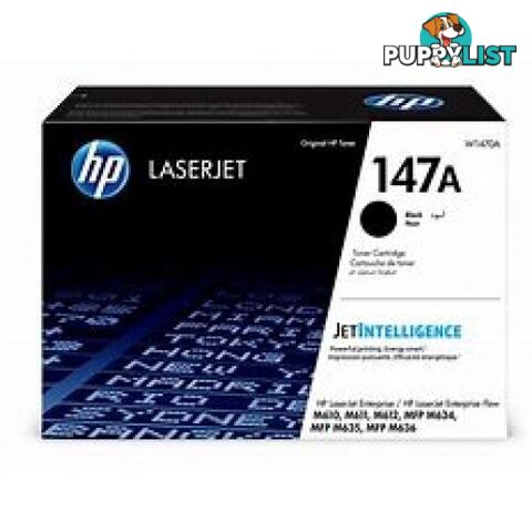 Hewlett-Packard W1470X High Yield Black Toner [# 147x] for M611 M612 M634 M635 M636 - Hewlet Packard - HP W1470X  Black - 0.94kg