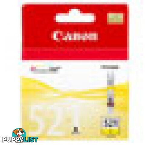 Canon CLI-521Y Yellow Ink cartridge - Canon - CLI-521Y - 0.03kg